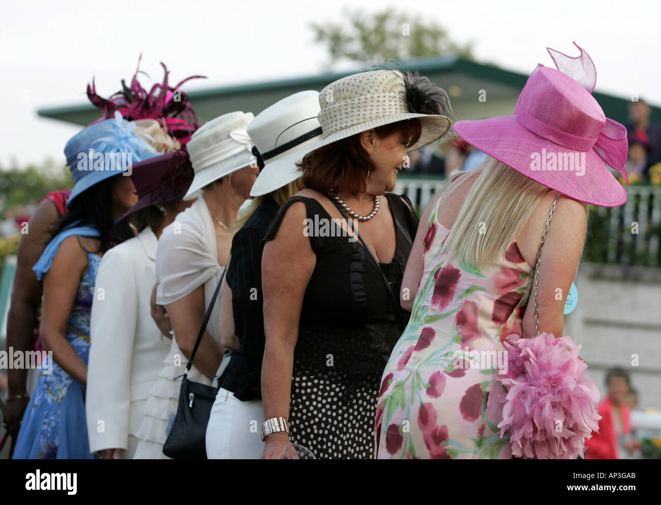 Horse racing ladies day chepstow racecourse hi-res stock photography ...