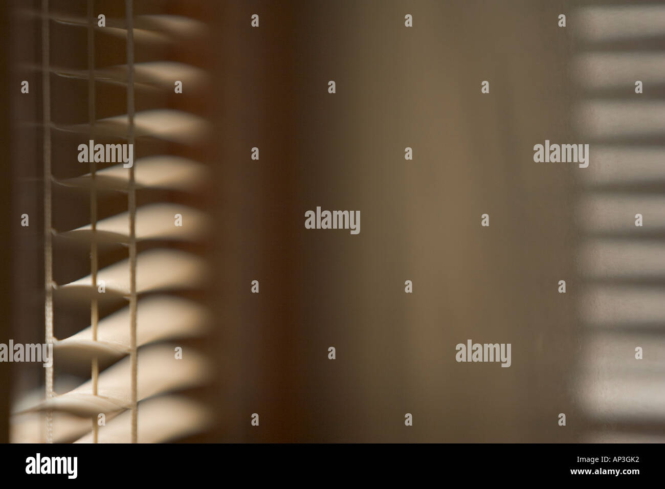 office blinds on window Stock Photo