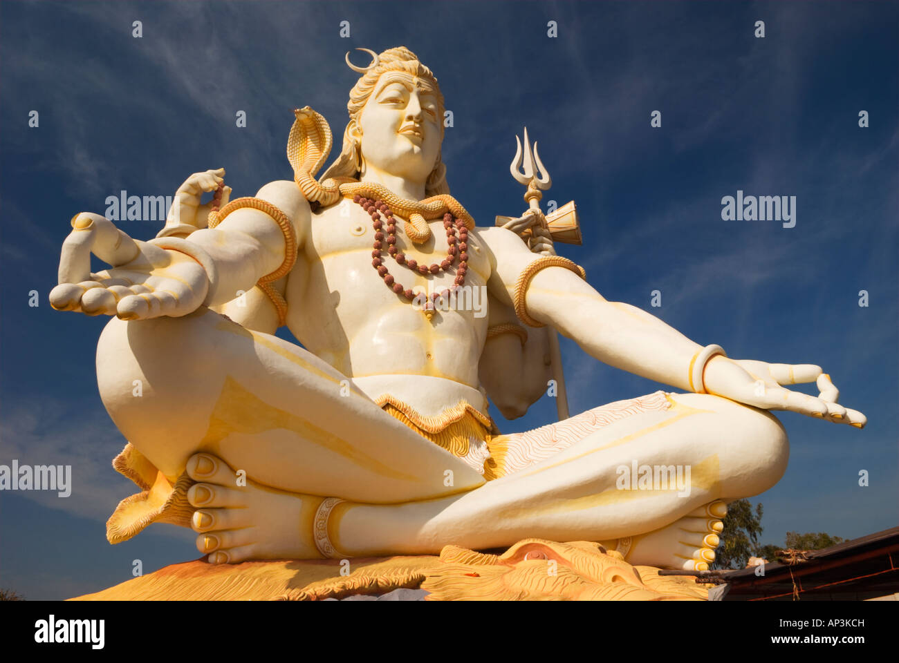 Shiva statue Bijapur Karnataka India Stock Photo