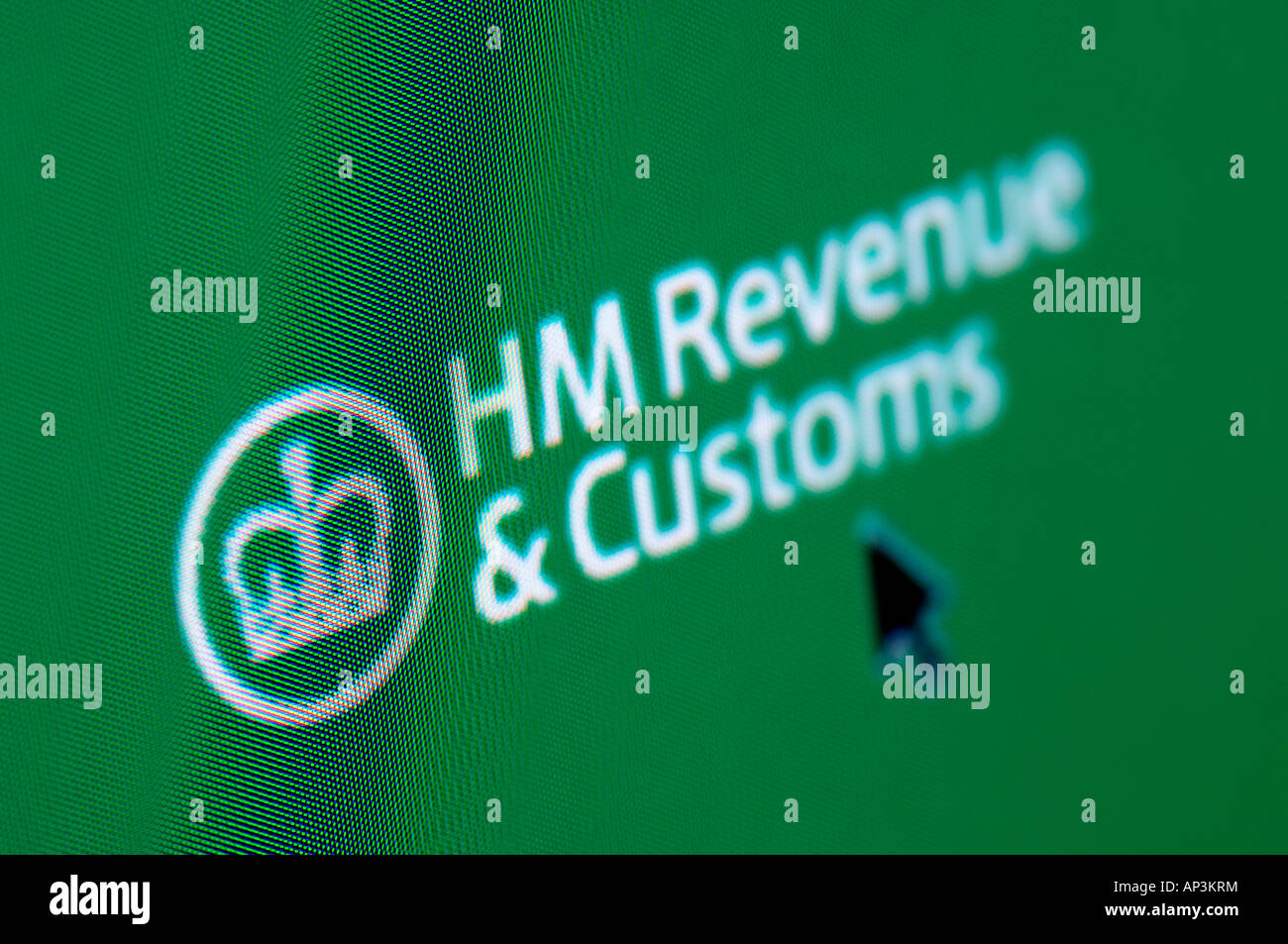 HM Revenue and Customs website Stock Photo