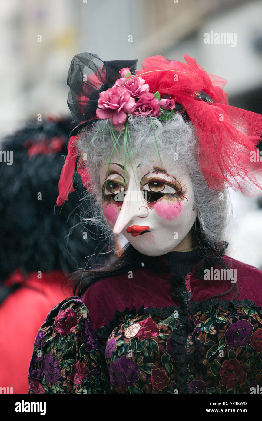 SWITZERLAND, BASEL: Fasnacht Carnival Fasnacht Costume Stock Photo - Alamy