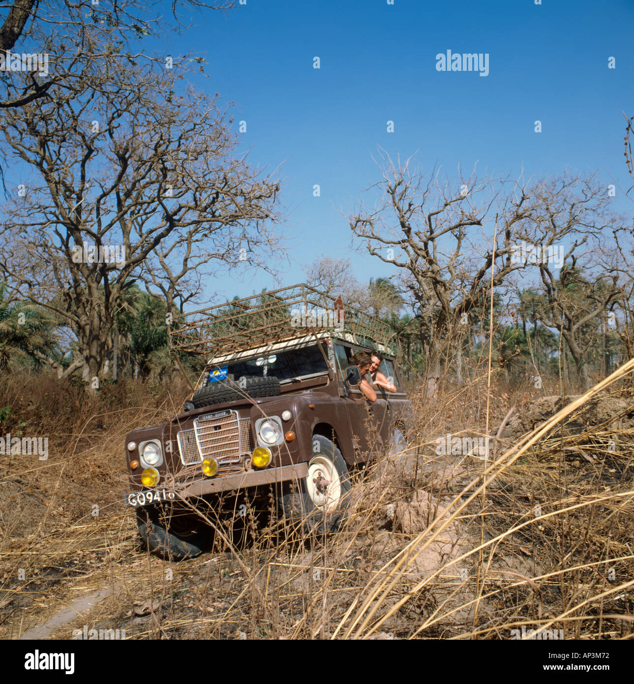 Landrover Safari, The Gambia, West Africa Stock Photo