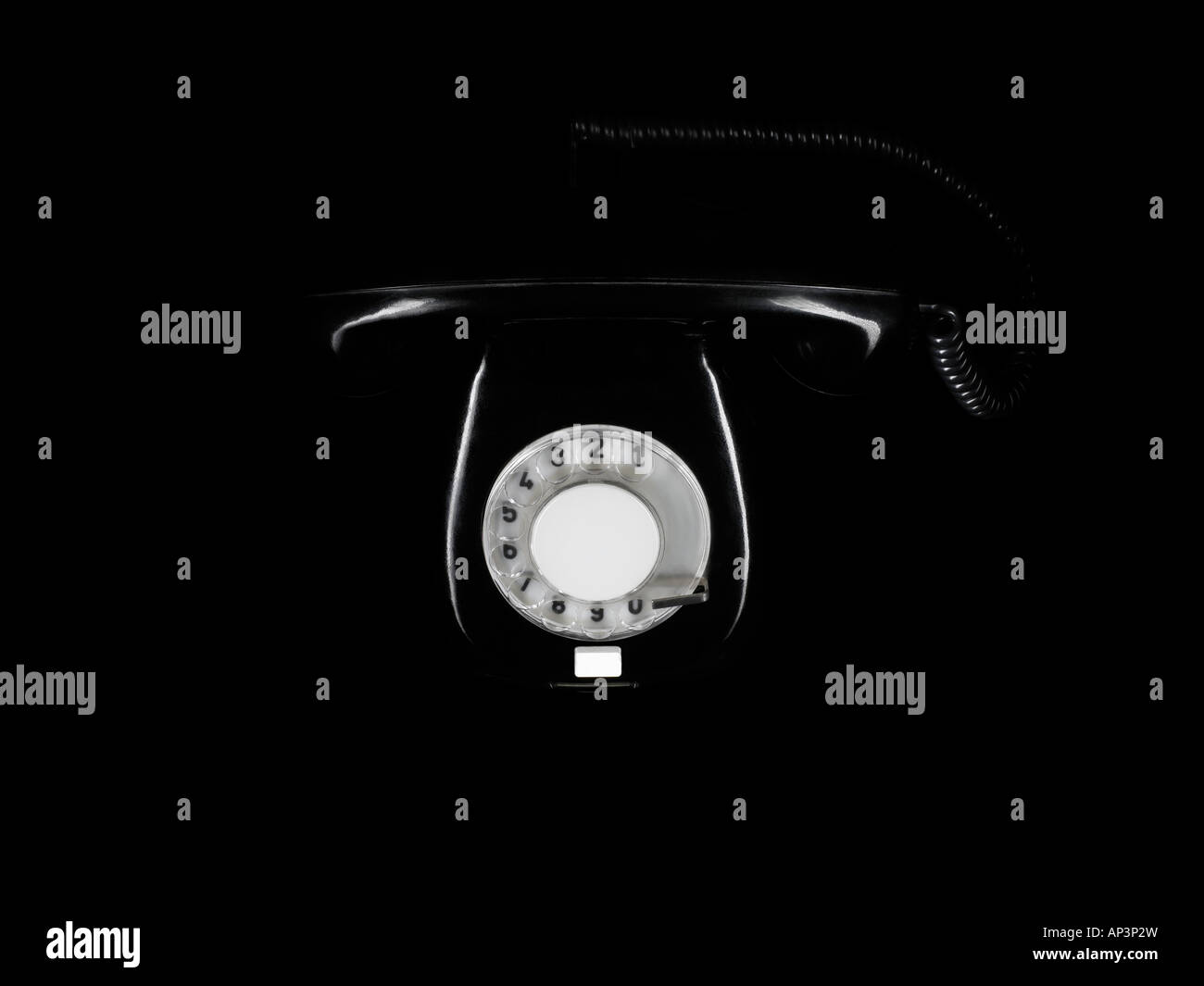 Black And White Telephone High Resolution Stock Photography and Images