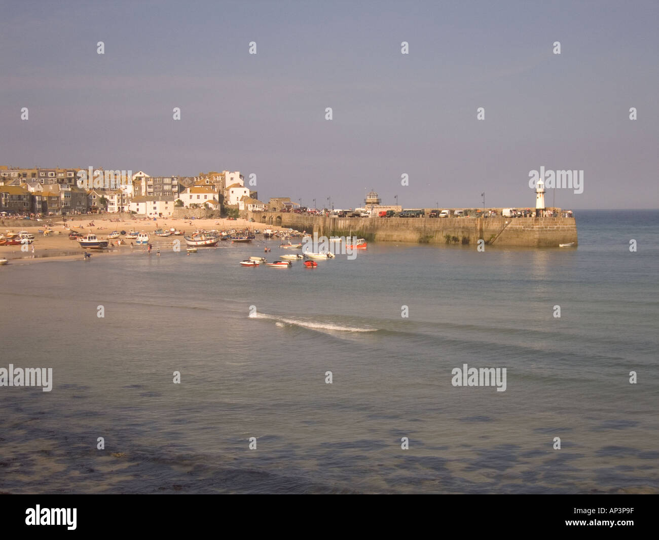 sea side town of st ives cornwall england Stock Photo