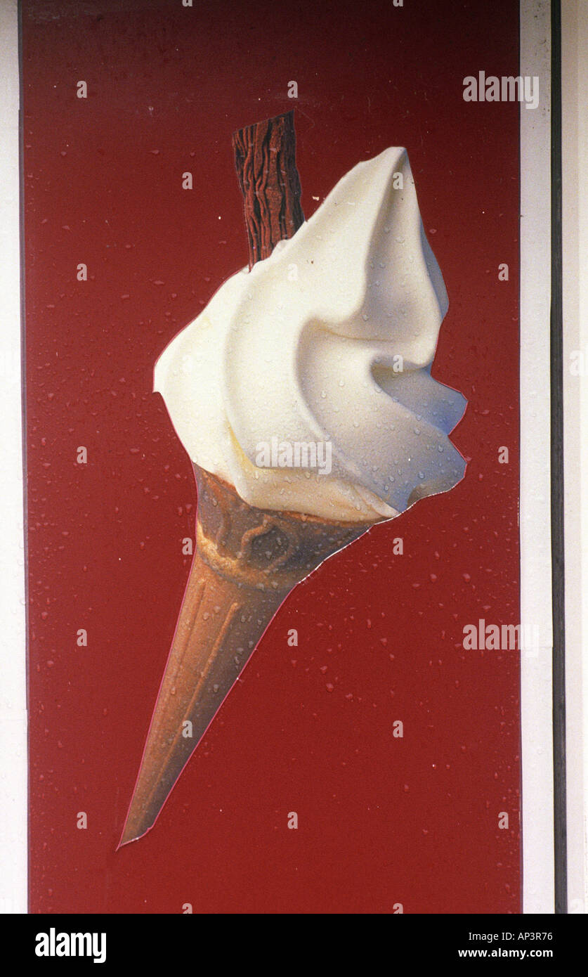 flake 99 ice cream cone Stock Photo