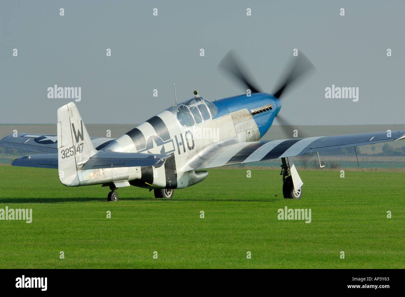 P51C Mustang WWII fighter Princess Elizabeth Stock Photo