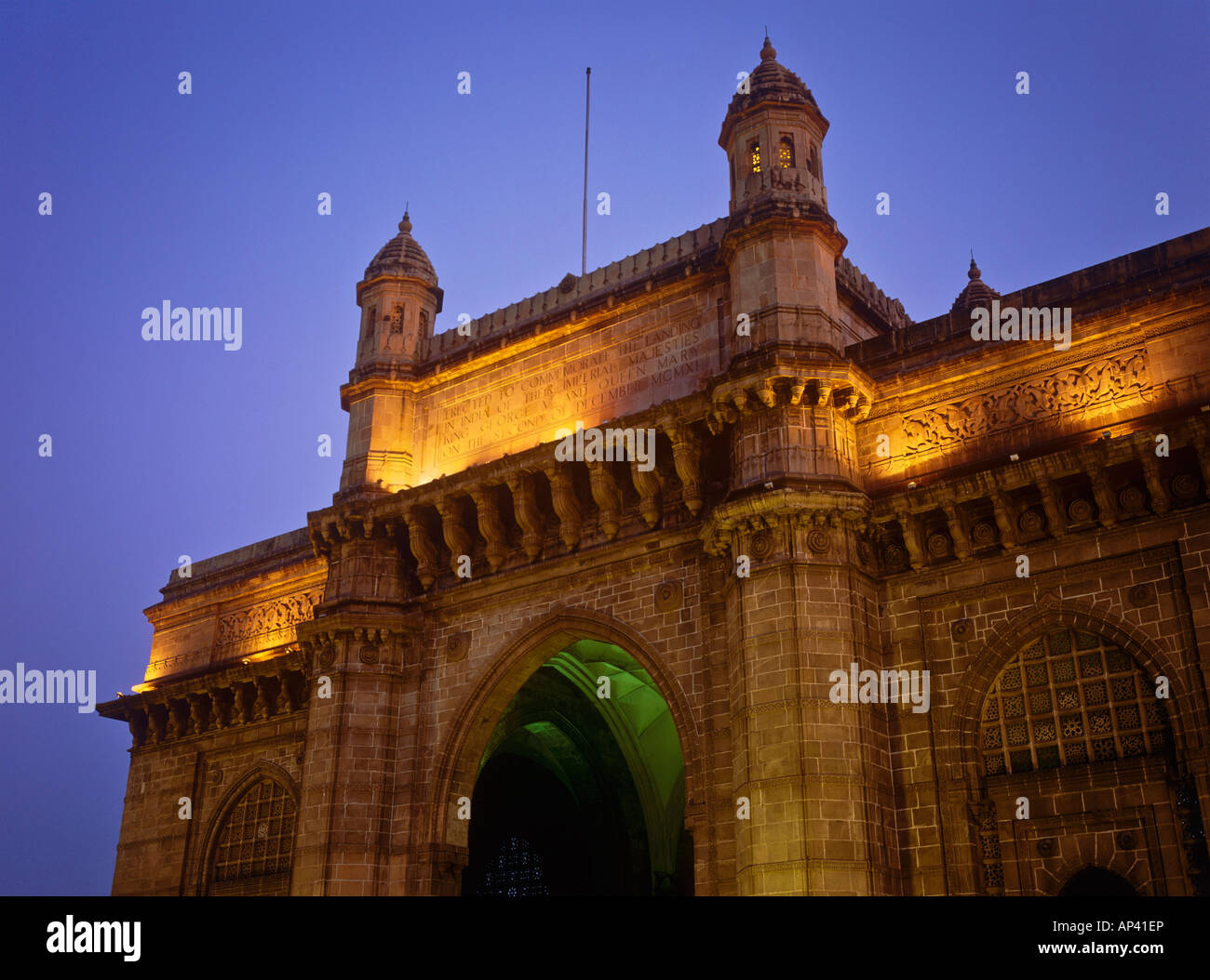India Bombay Mumbai Gateway of India Stock Photo