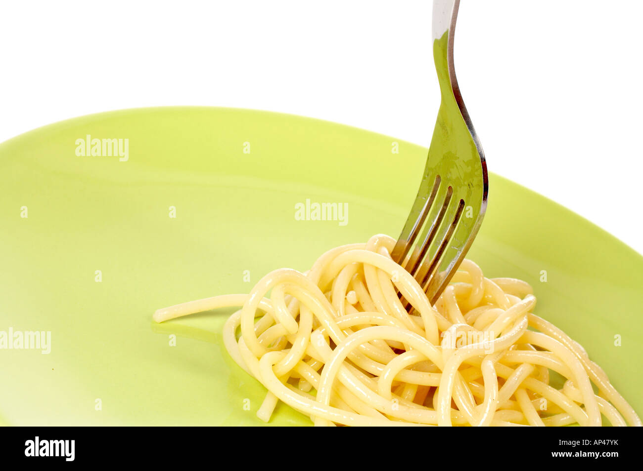 Rolled pasta on a fork hires stock photography and images Alamy