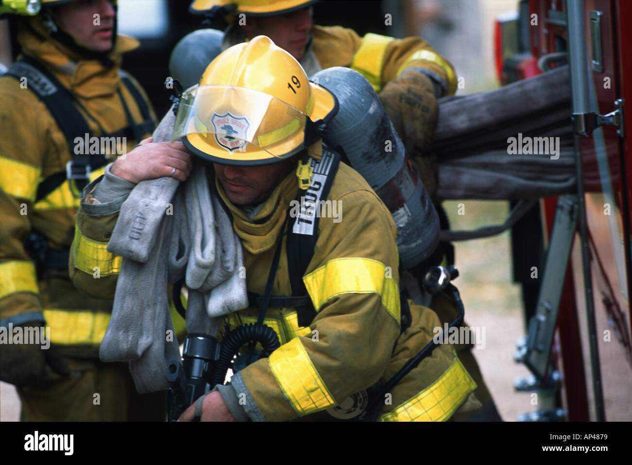 Firefighter Stock Photo