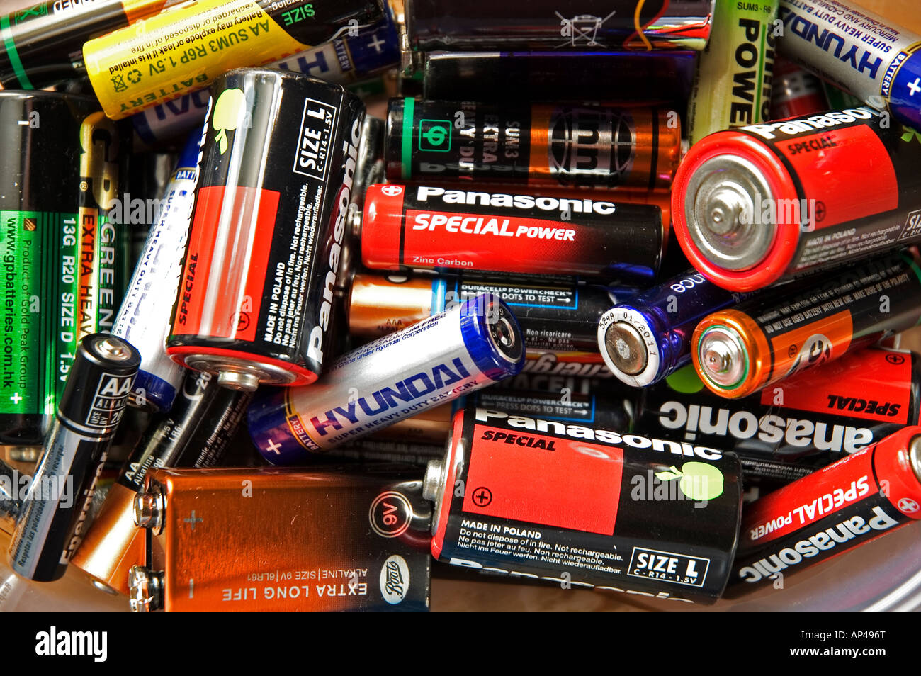 old used batteries Stock Photo - Alamy