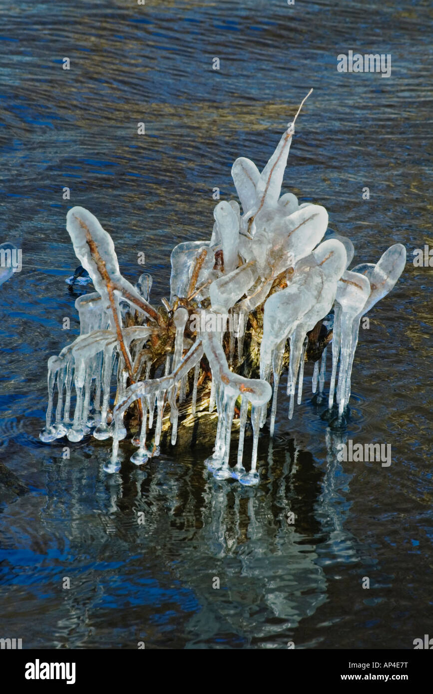 ice formation Stock Photo
