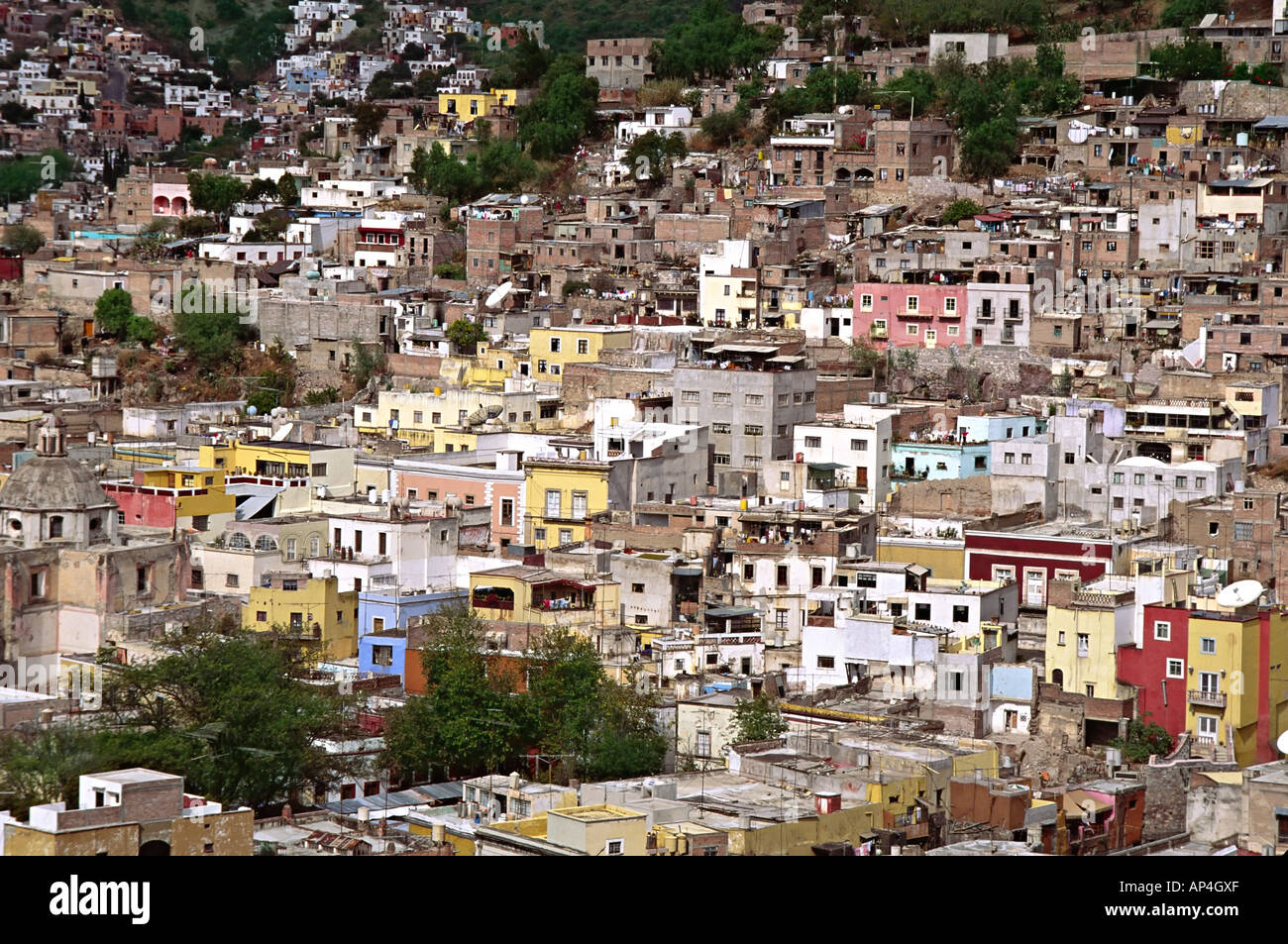 Mexico, Guadalajara, Hillside houses Stock Photo - Alamy