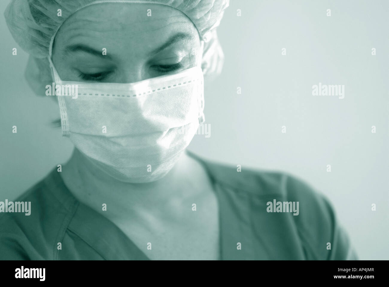 Doctor with protective mask Stock Photo