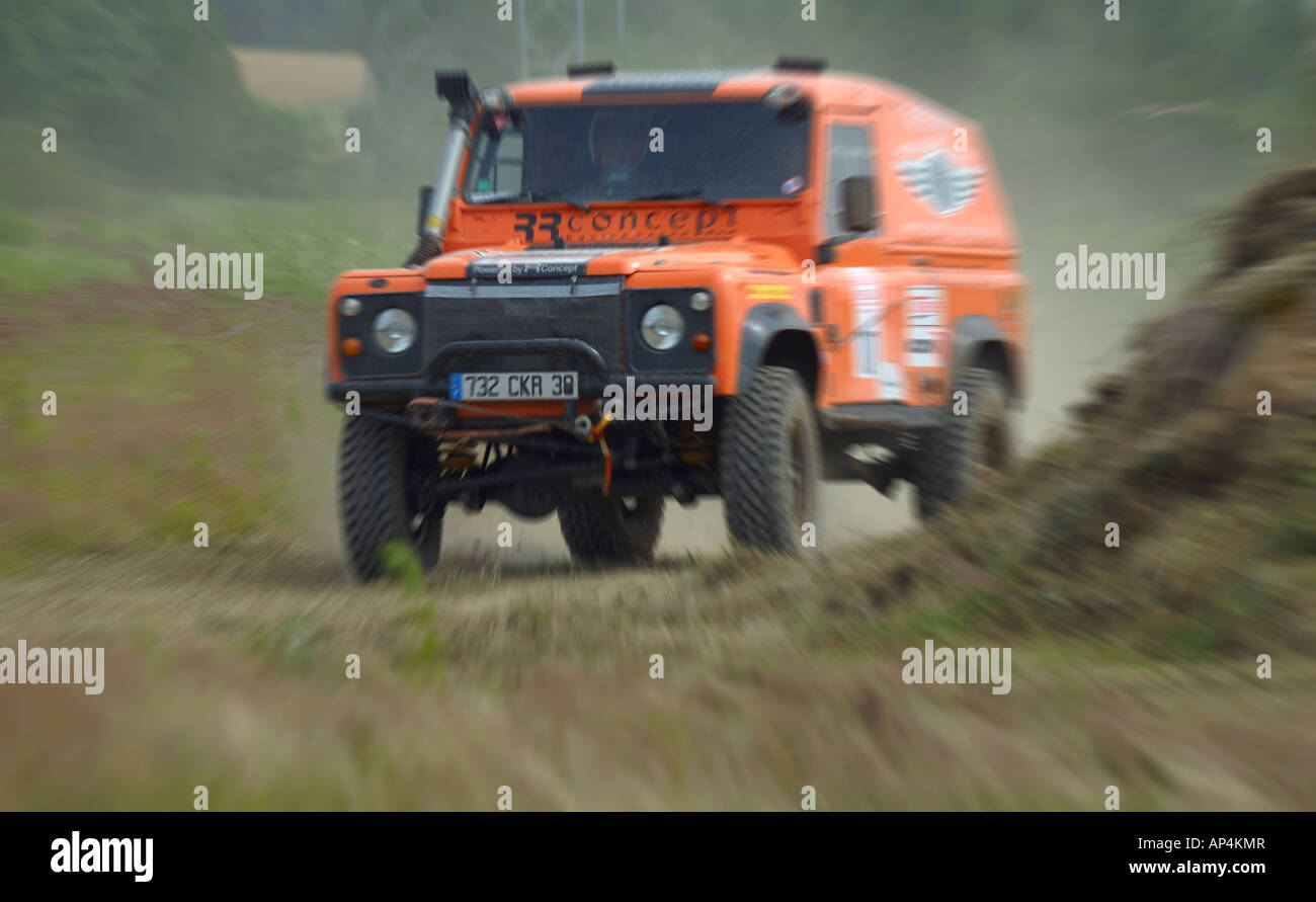 Custom built land rover defender hi-res stock photography and images ...