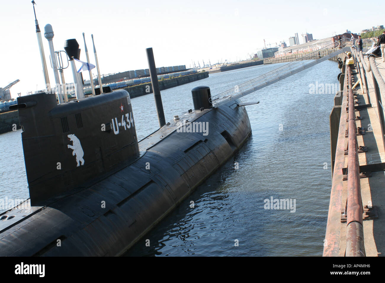 Russian U-Boot U-434 in Hamburg. Museum Stock Photo - Alamy