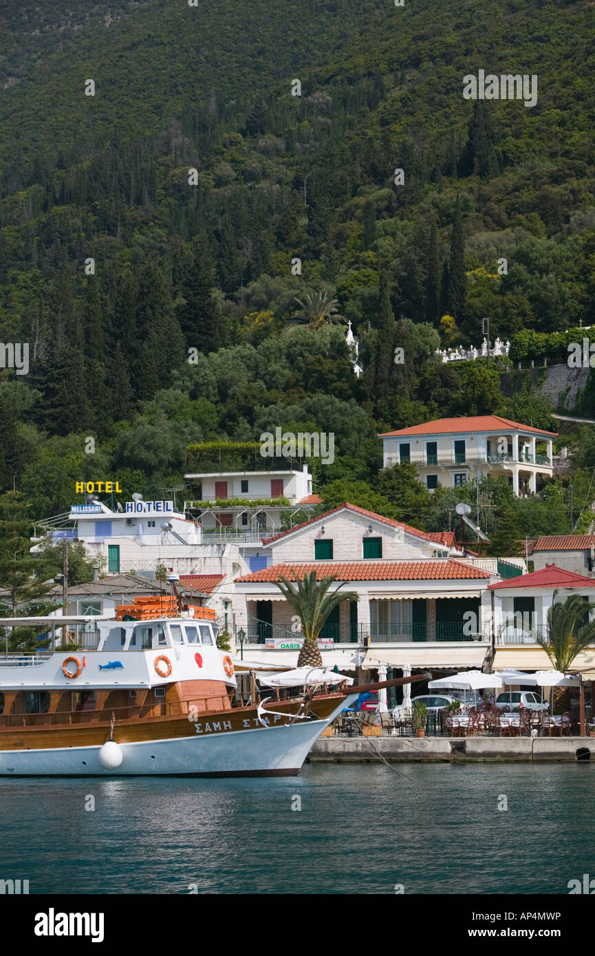 GREECE, Ionian Islands, KEFALONIA, Sami: Sami Waterfront Stock Photo ...