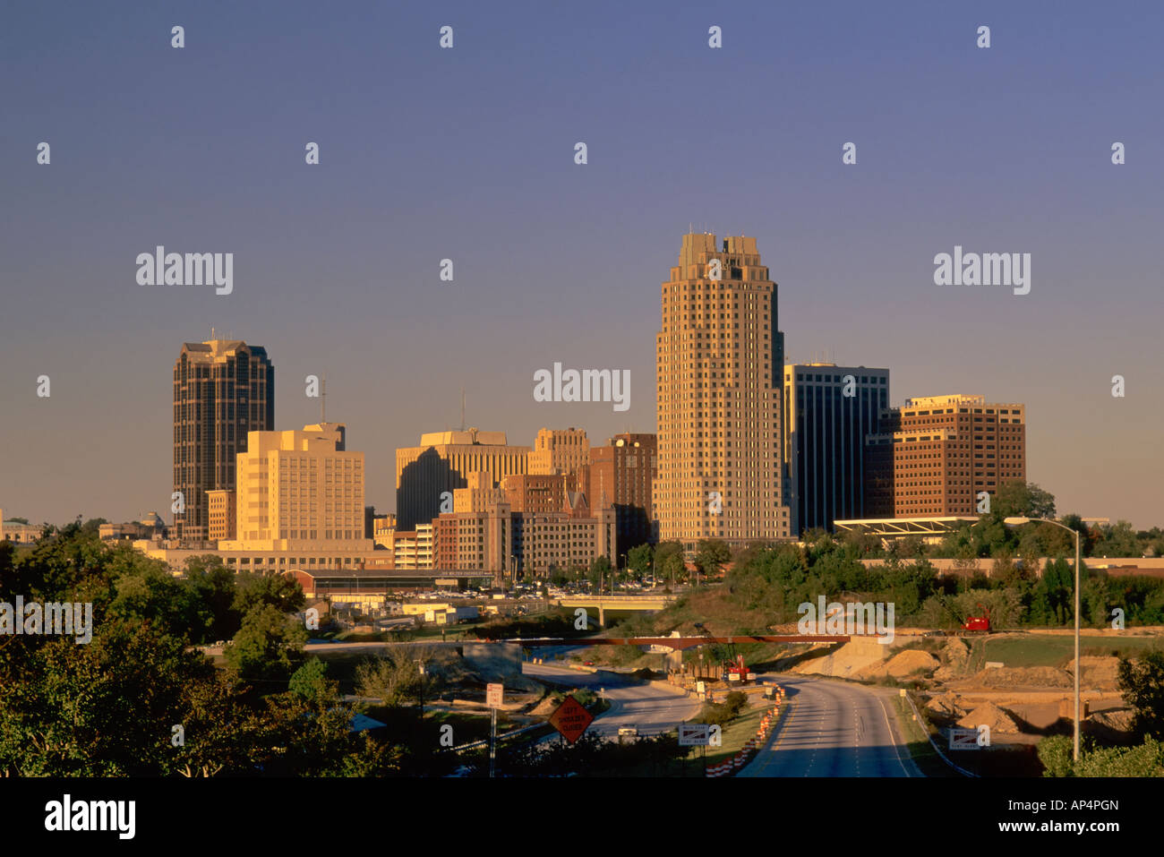 Downtown Skyline Raleigh North Carolina USA Stock Photo