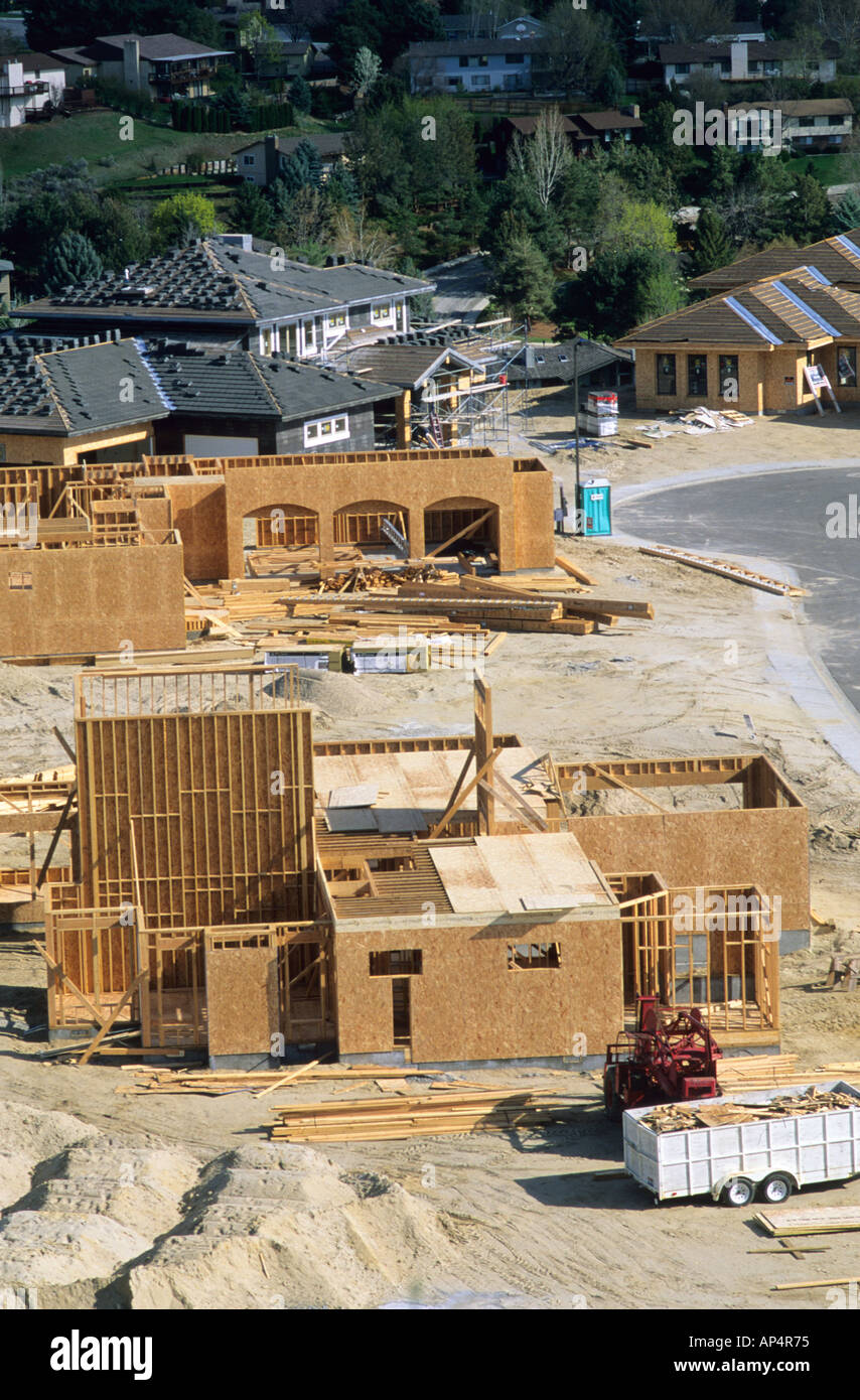 Housing construction in Boise Idaho Stock Photo Alamy