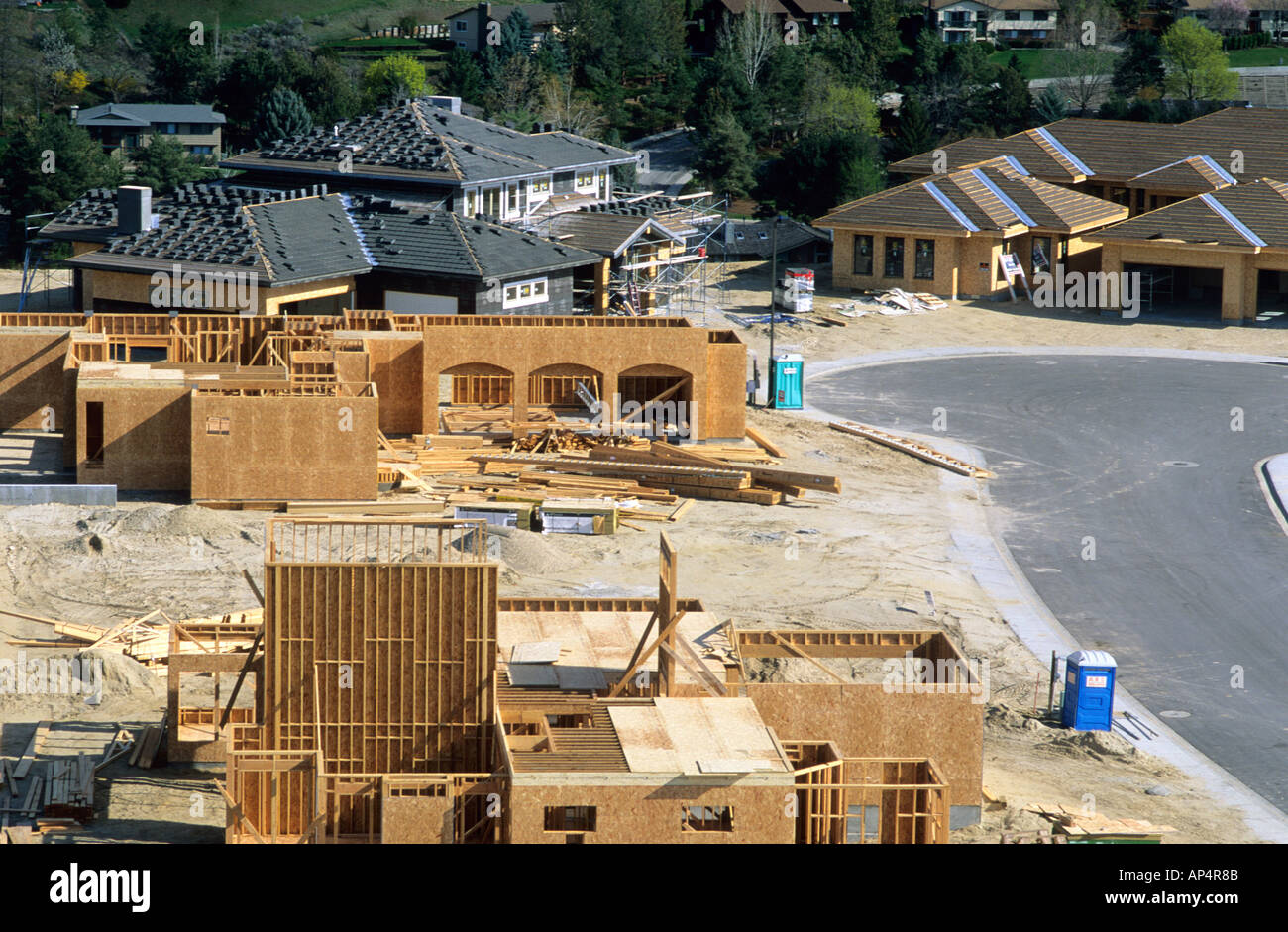 Housing construction in Boise Idaho Stock Photo Alamy