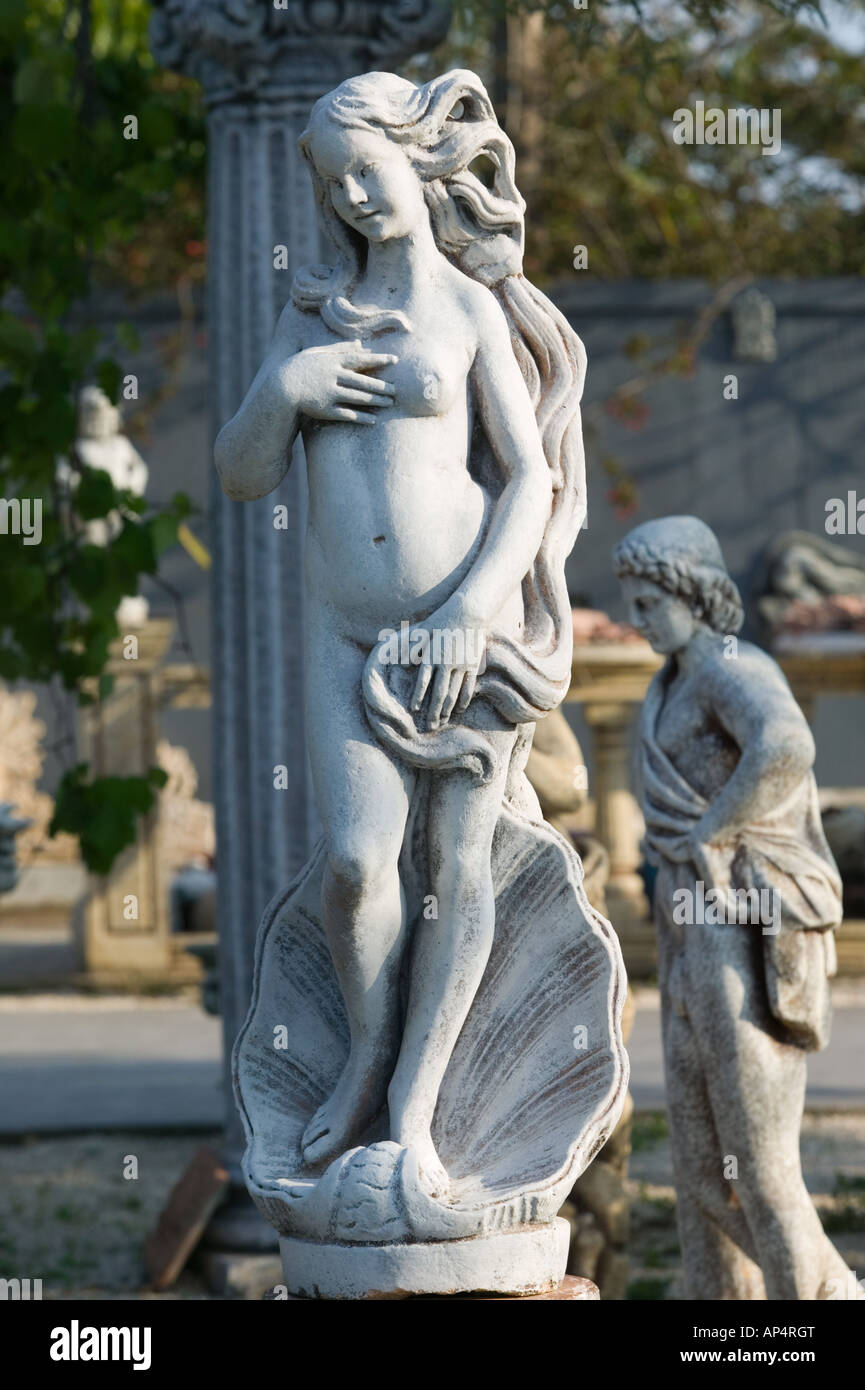 GREECE, Ionian Islands, KEFALONIA, Kokolata Greek Lawn Ornament Statue