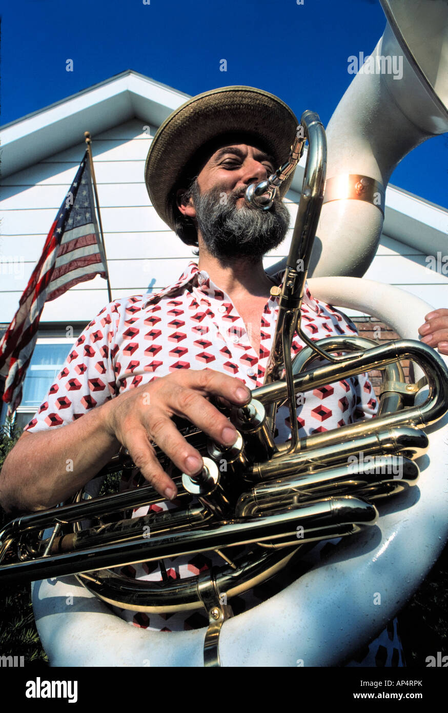 Sousaphone player hires stock photography and images Alamy