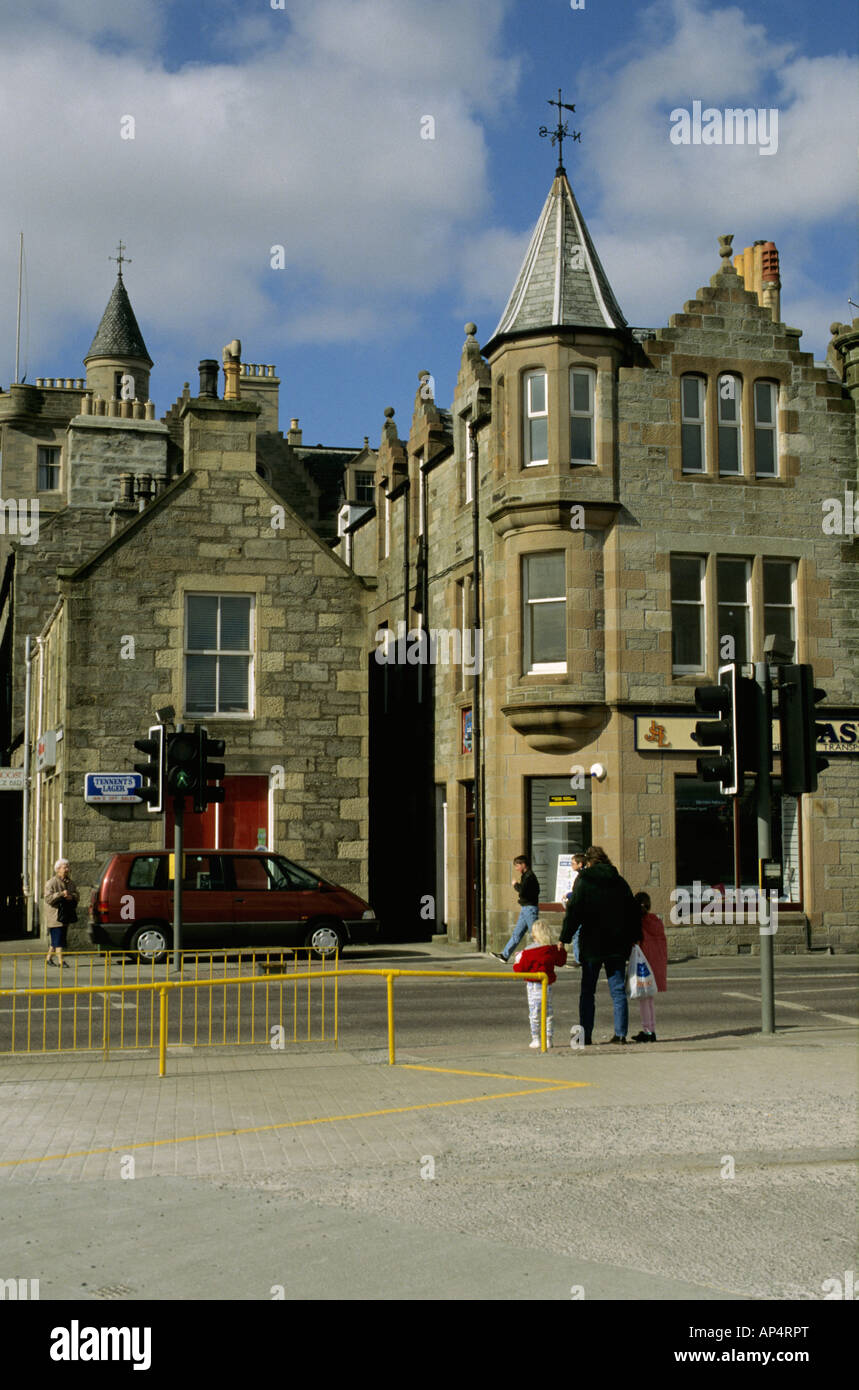 Shetland scenery coast views rugged islands this is the capital Lerwick Stock Photo