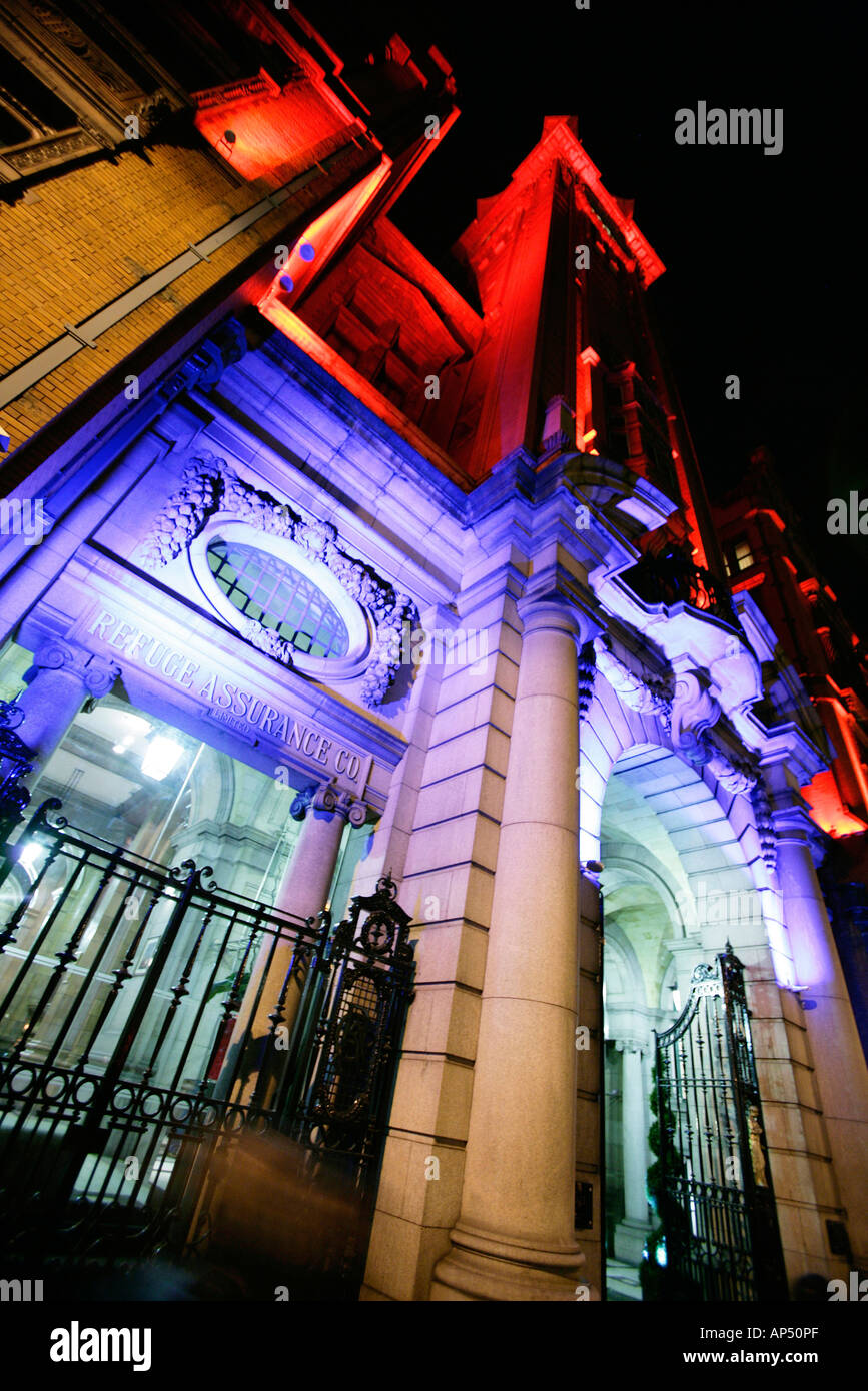 Entrance To Palace Hotel Oxford Street Manchester UK Stock Photo