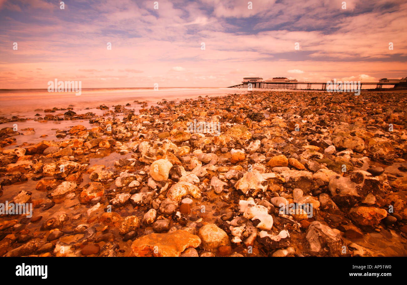 Cromer Beach and Pier North Norfolk UK Stock Photo Alamy