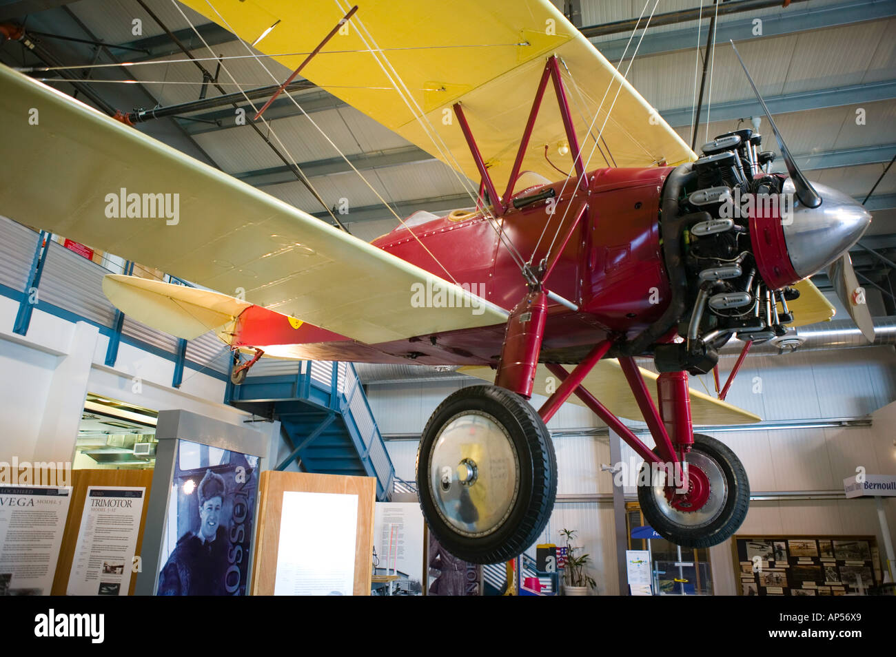 USA, ALASKA, ANCHORAGE: Lake Hood Air Harbor, Alaska Aviation Heritage Museum; Old Bush Plane; Stock Photo