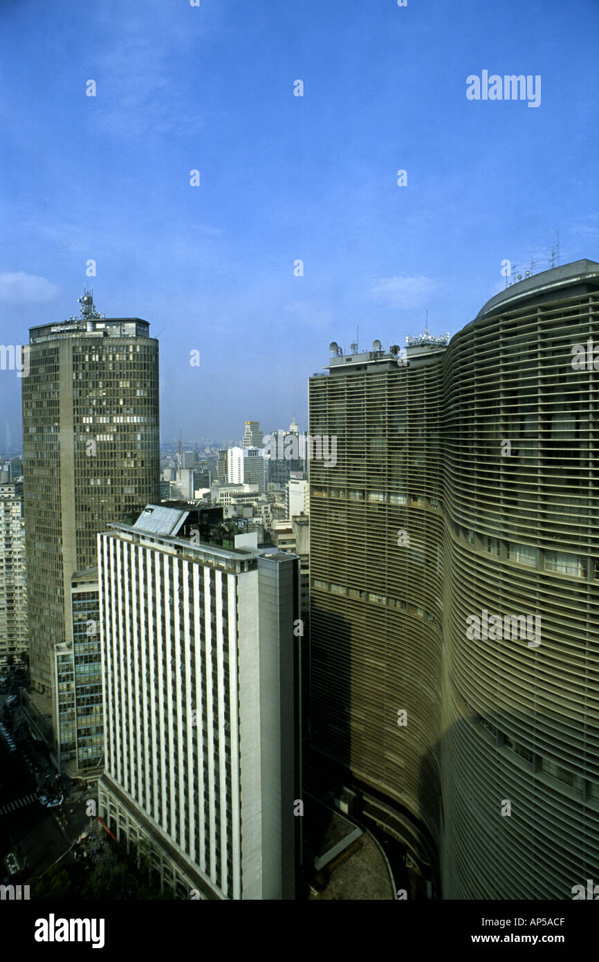 Brazil Sao Paulo skyline Stock Photo