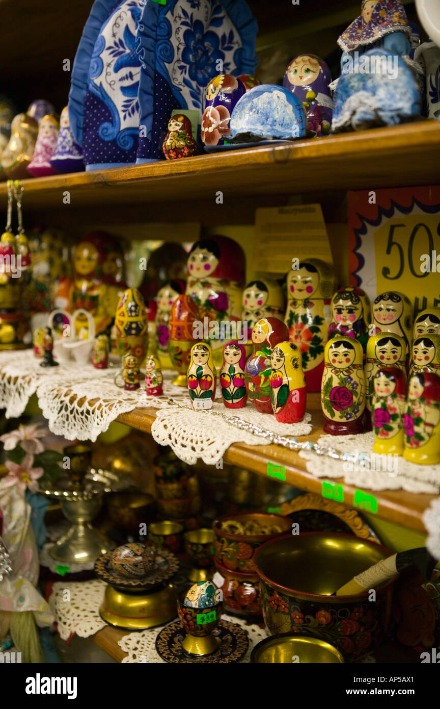 USA, ALASKA, KENAI PENINSULA, NIKOLAEVSK: Russian Souvenirs at the ...