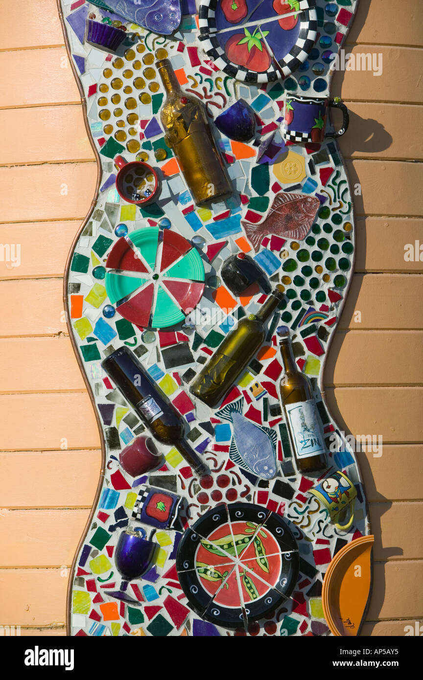 USA, ALASKA, KENAI PENINSULA, HOMER Homer Detail / Cafe Cups