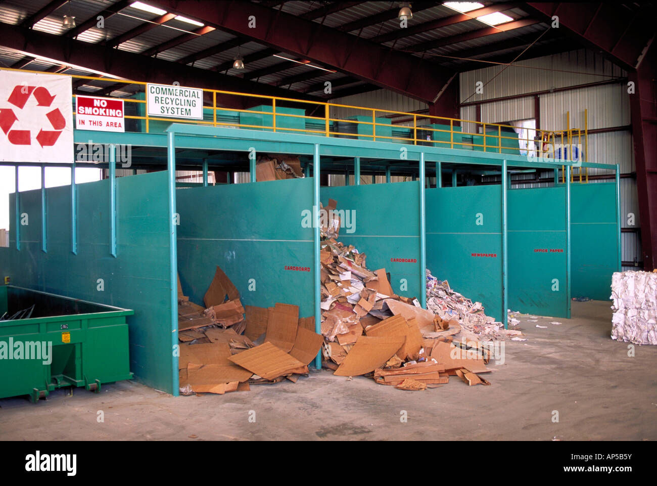 Municipal Recycling Facility known in the trade as a murf, Houston