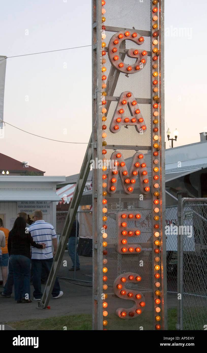 A crosssection of the entrance to the Utah State Fair in Salt Lake