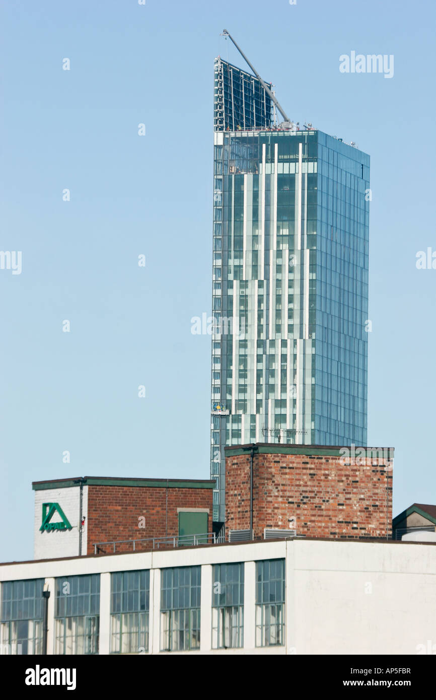 Hilton Tower also known as Beetham Tower Manchester UK Stock Photo