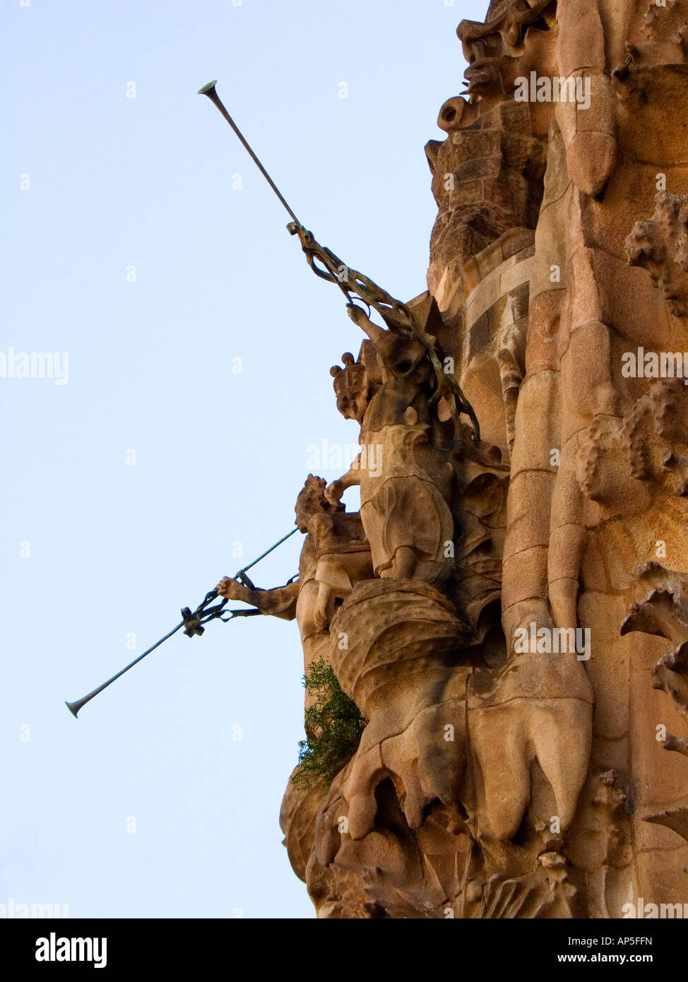 Statues in relief, Sagrada Familia, Barcelona, Spain Stock Photo Alamy