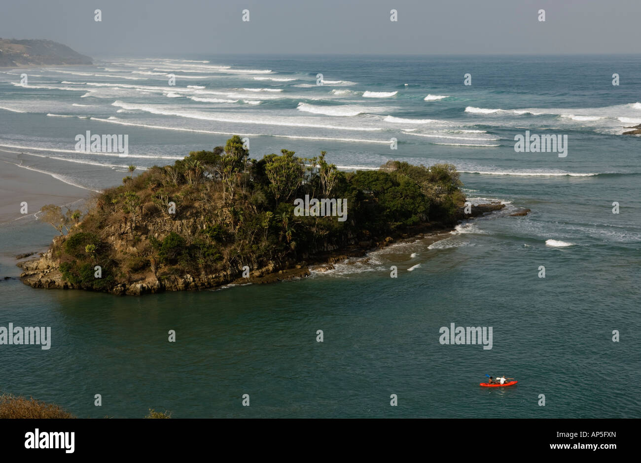 kayaking, Umtata river mouth, Wild Coast, Eastern Cape, South Africa