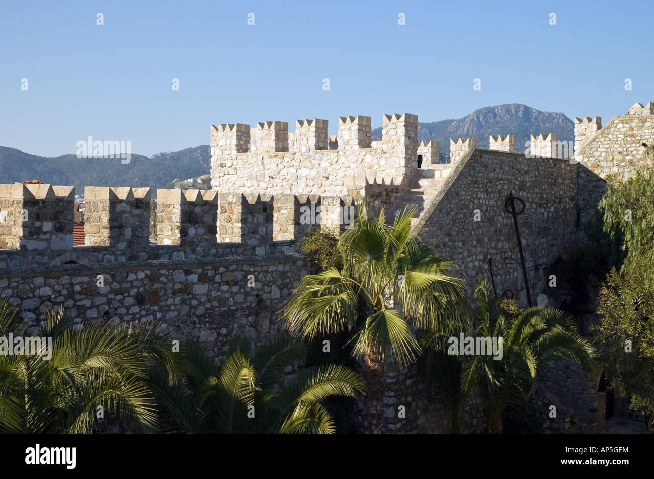 Turkey Marmaris the Solimano il Magnifico castle Stock Photo