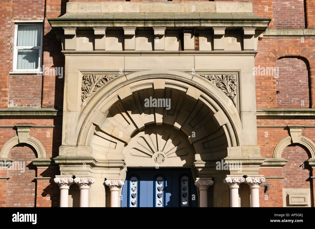 Decorative old entrance to The Mill building The University of