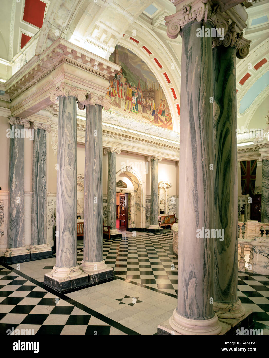Interior of the City Hall, Belfast Stock Photo