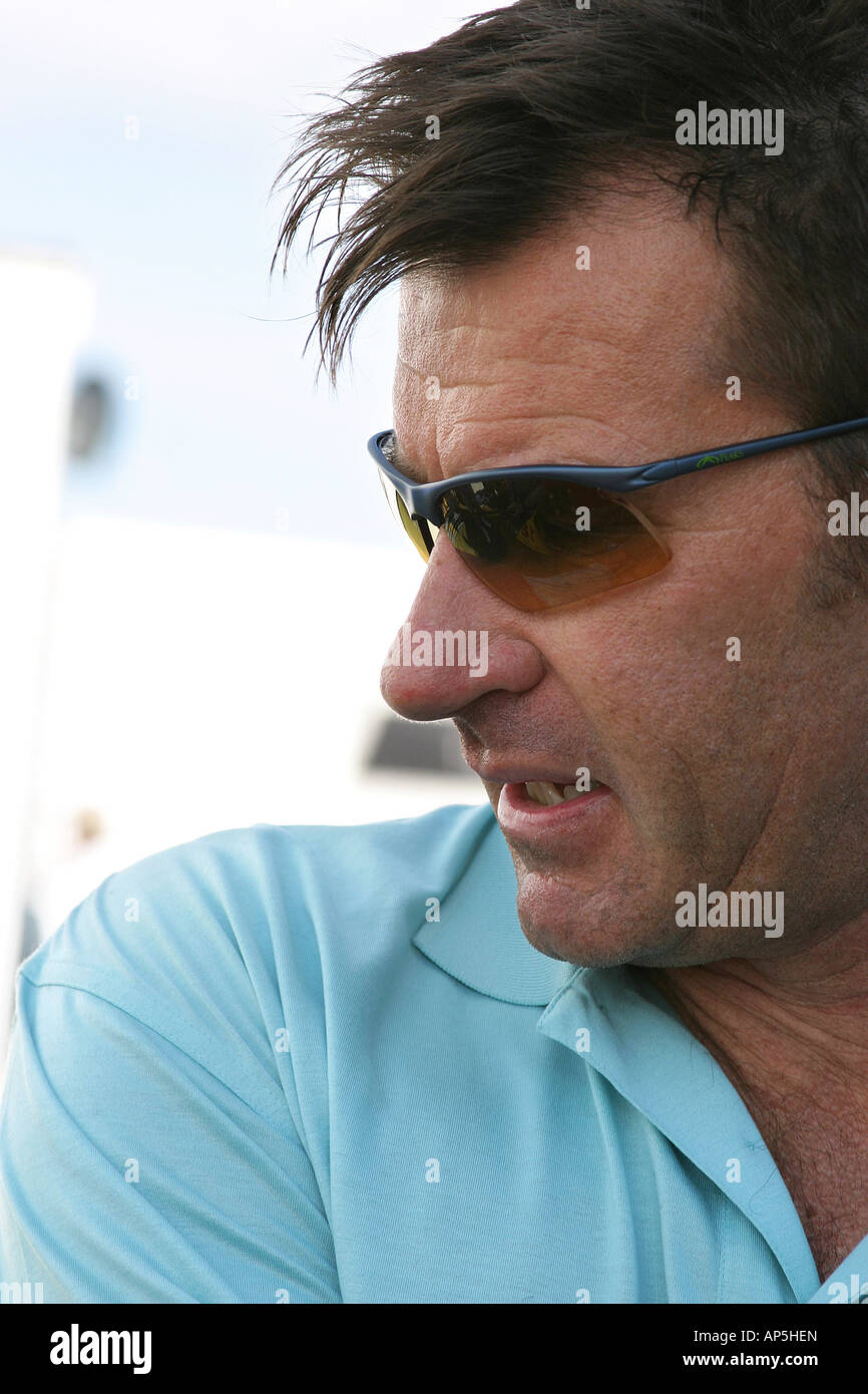 Nick Faldo Ryder Cup Captain Stock Photo