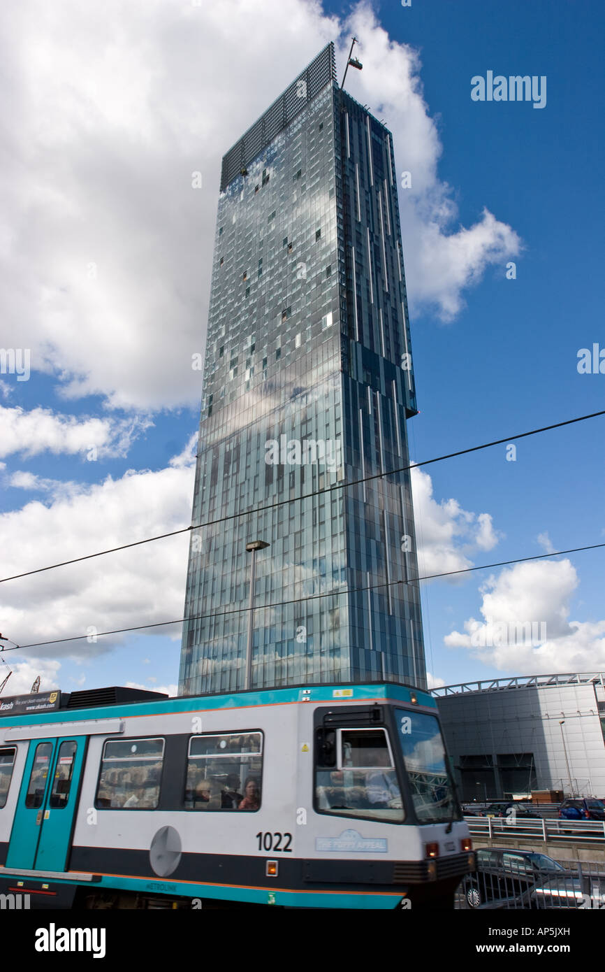 Hilton Tower also known as Beetham Tower Manchester UK Stock Photo
