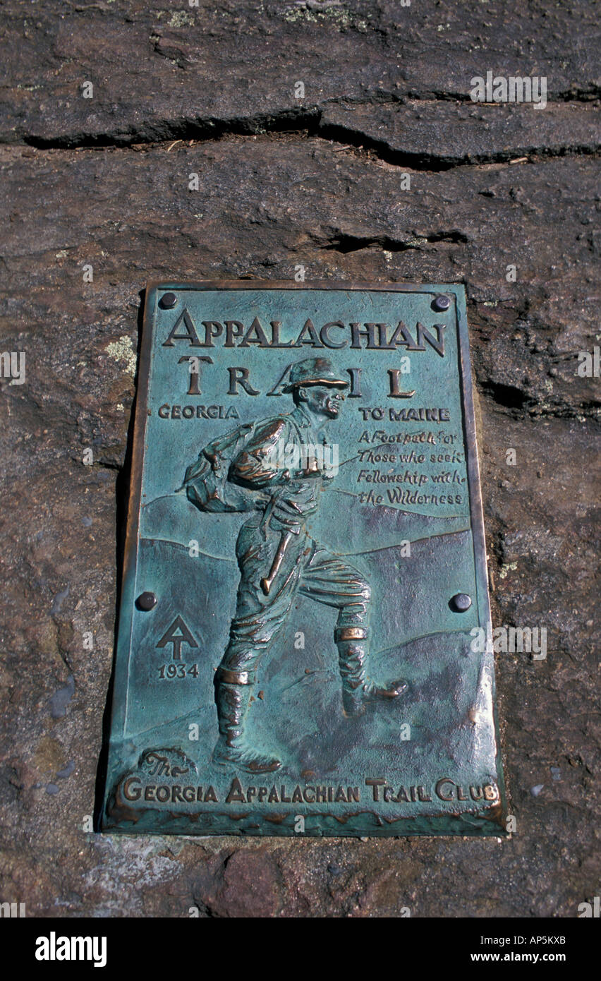 Terminds Sign Chattahoochee N.F., GA. The southern terminus sign of the Appalachian ...