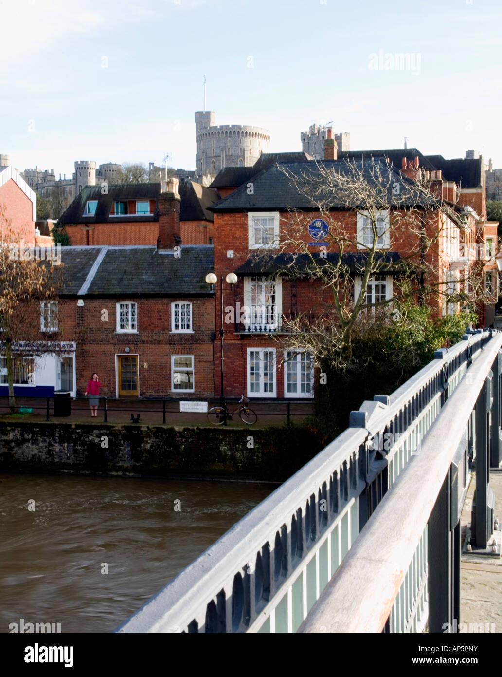 Eton Town and Windsor Stock Photo Alamy