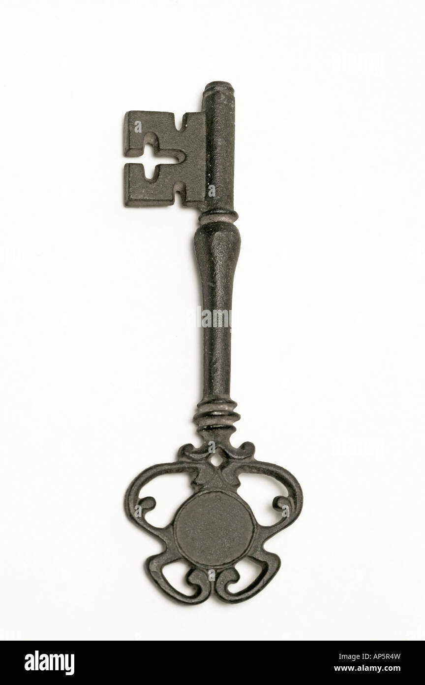 antique key Stock Photo