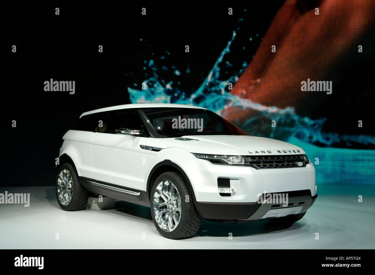 The Land Rover LRX concept car at the 2008 North American International