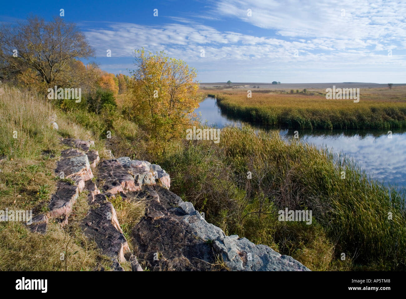 Blue mounds state park hi res stock - Mound Creek At Blue Mounds State Park In Minnesota AP5TM8 