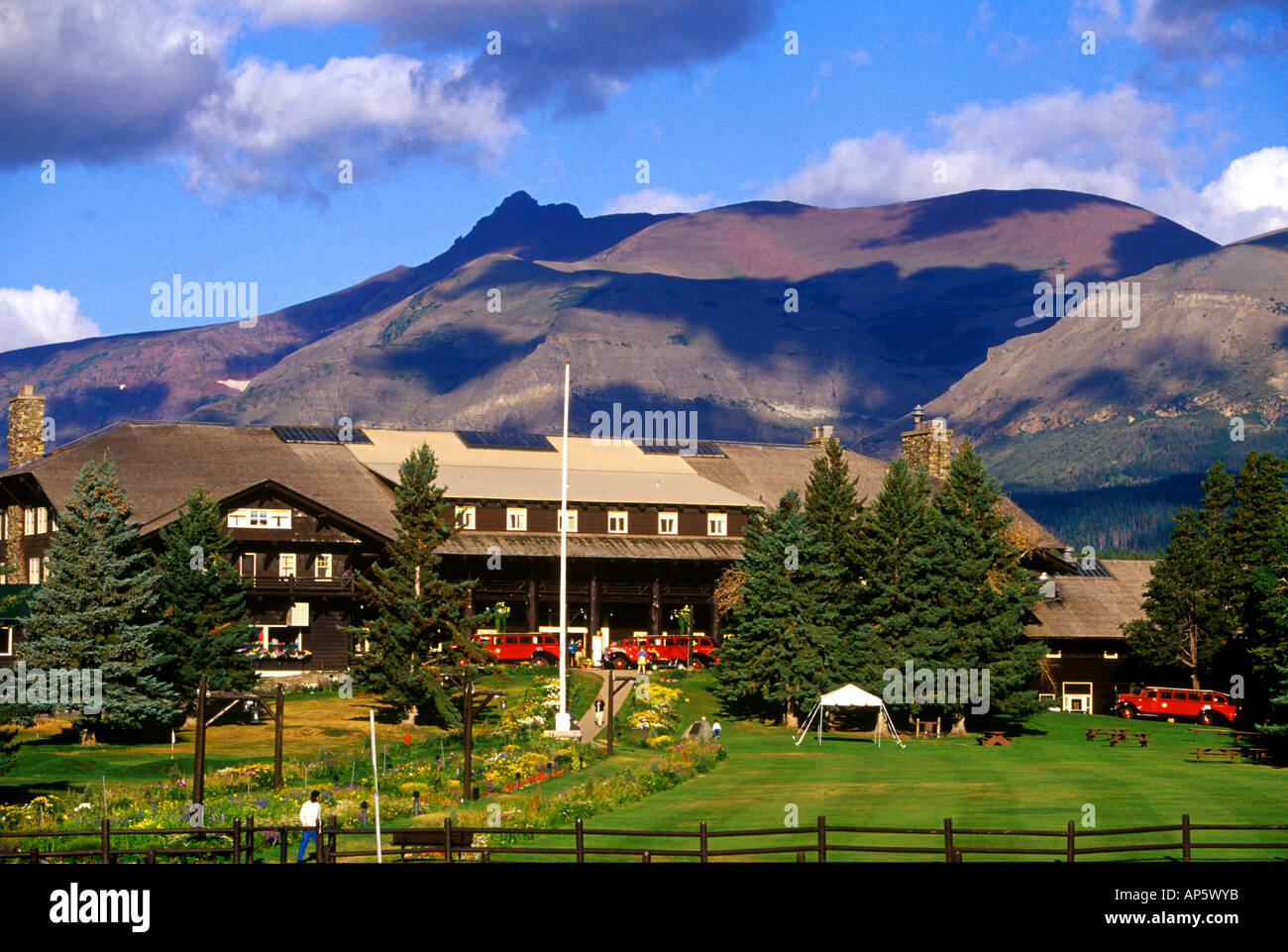 Glacier Park lodge in East Glacier Montana Stock Photo - Alamy