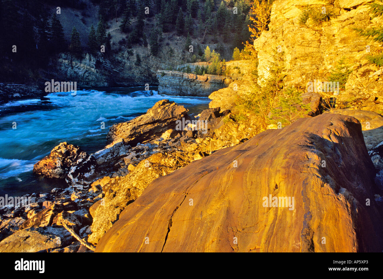 Usa montana libby kootenai river hi-res stock photography and images ...