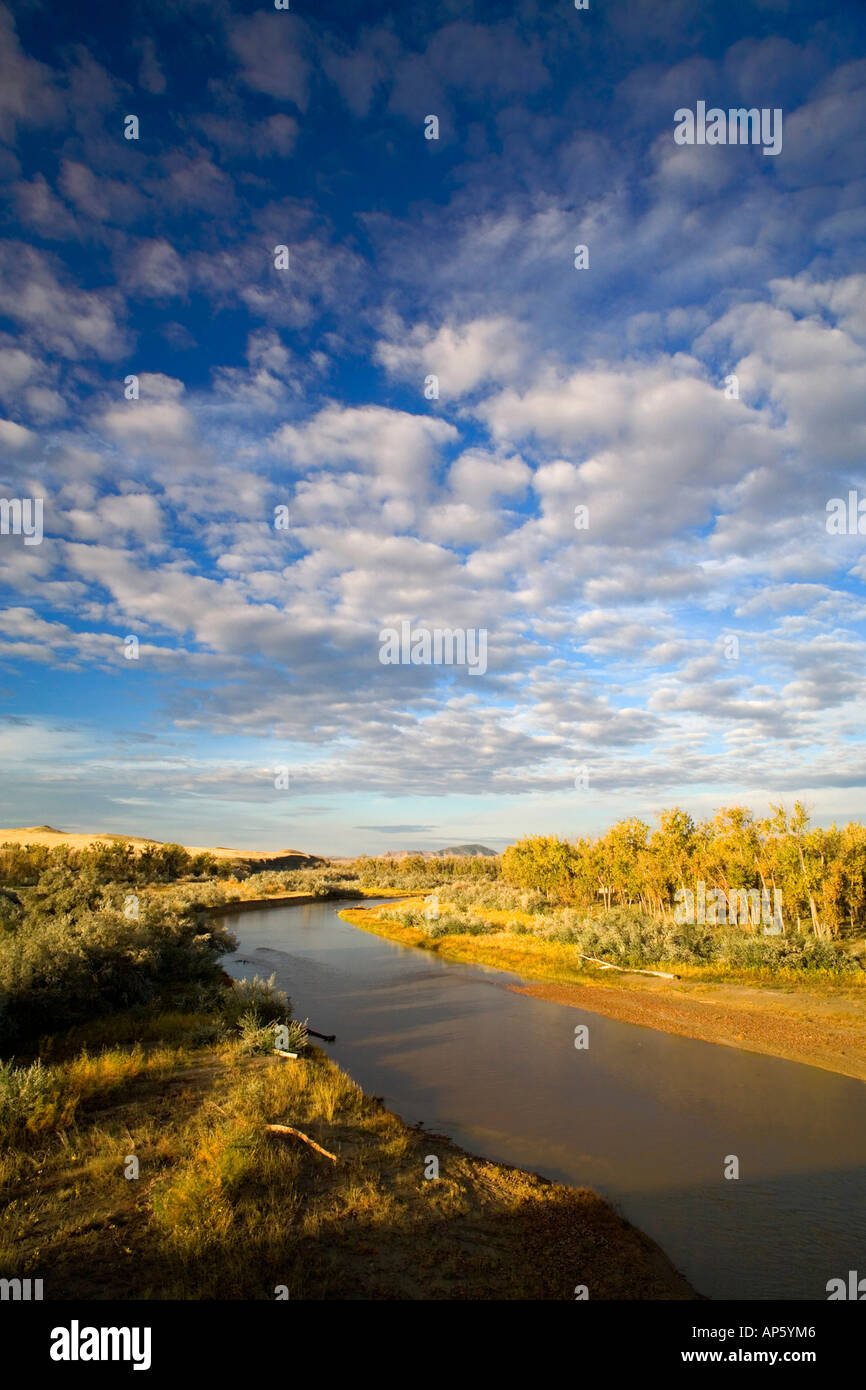 Powder River near Broadus Montana Stock Photo Alamy